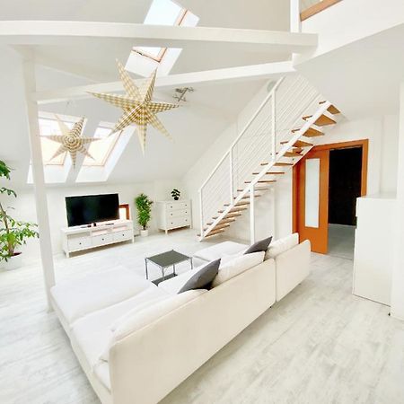 Loft With Rooftop And Free Parking In Garage بودابست المظهر الخارجي الصورة